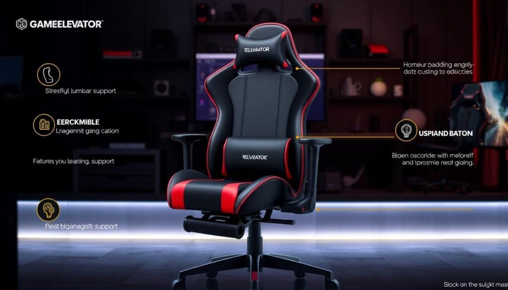 Ergonomic gaming chair