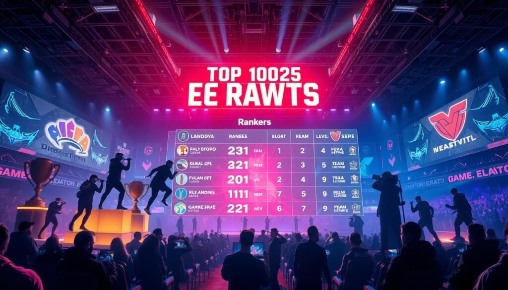 e-sports team rankings