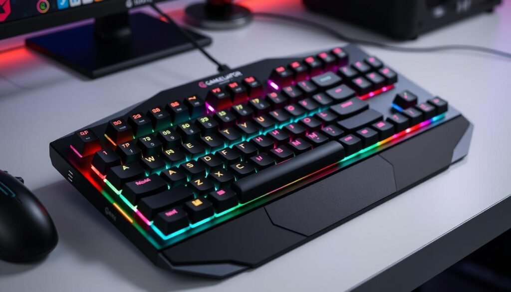 ergonomic gaming keyboard