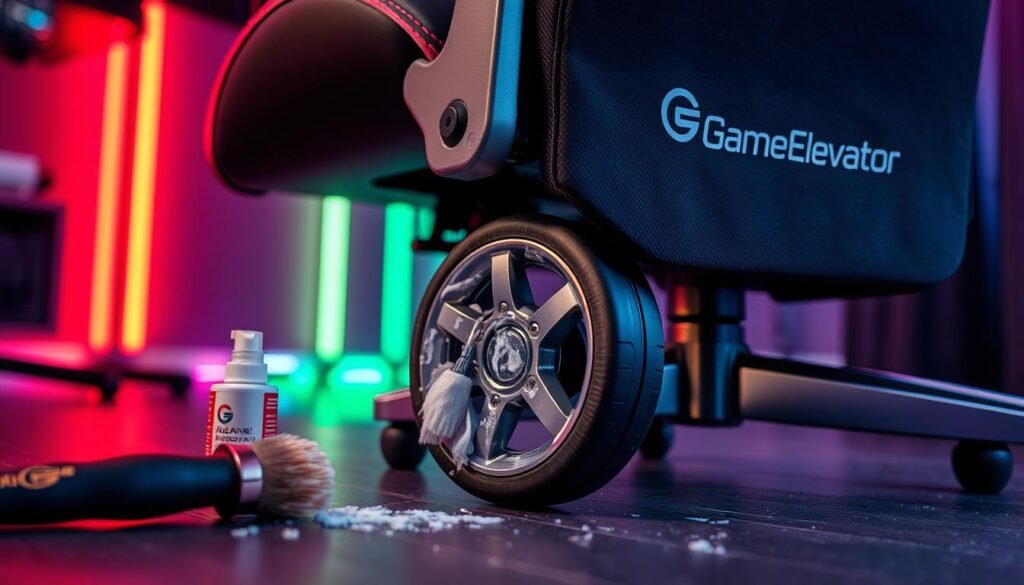 gaming chair wheel maintenance